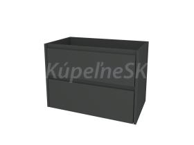Mereo Opto, kúpeľňová skrinka 81 cm, Multidecor, Šedá antracit