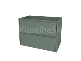 Mereo Opto, kúpeľňová skrinka 81 cm, Multidecor, Zelená Verde