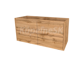 Mereo Opto, kúpeľňová skrinka 121 cm, Multidecor, Dub Wotan