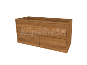 Mereo Opto, kúpeľňová skrinka 121 cm, Multidecor, Orech Dijon prírodný