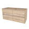 Mereo Opto, kúpeľňová skrinka 121 cm, Multidecor, Blonde Liberty Elm