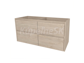 Mereo Opto, kúpeľňová skrinka 121 cm, Multidecor, Light Rock Hickory