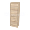 Mereo Opto kúpeľňová skrinka vysoká 125 cm, pravé otváranie, Multidecor, Blonde Liberty El