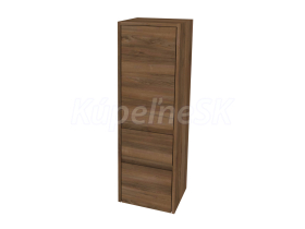 Mereo Opto kúpeľňová skrinka vysoká 125 cm, pravé otváranie, Multidecor, Orech Pacifik tab