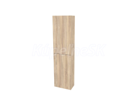 Mereo Aira, kúpeľňová skrinka 170 cm vysoká, ľavé otváranie, Multidecor, Blonde Liberty El
