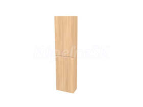Mereo Aira, kúpeľňová skrinka 170 cm vysoká, pravé otváranie, Multidecor, Dub Sand Barbera
