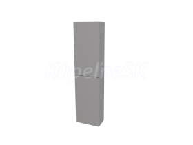 Mereo Aira, kúpeľňová skrinka 170 cm vysoká, pravé otváranie, Multidecor, Šedá supermat