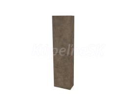 Mereo Aira, kúpeľňová skrinka 170 cm vysoká, pravé otváranie, Multidecor, Betón Chicago tm