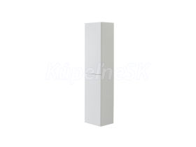Mereo Aira, kúpeľňová skrinka 170 cm vysoká, pravé otváranie, Multidecor, Biela vysoký les