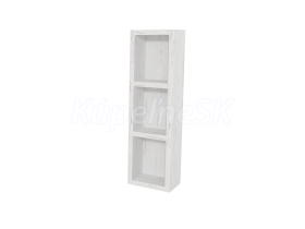 Mereo Aira, kúpeľňová skrinka 20 cm, horná, policová, Multidecor, Pino Aurélio