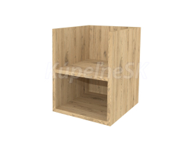 Mereo Aira, kúpeľňová skrinka 40 cm, spodná, Multidecor, Dub San remo sand
