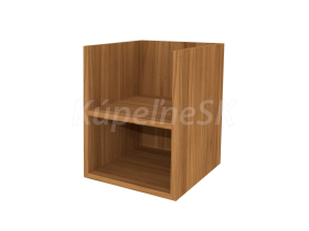 Mereo Aira, kúpeľňová skrinka 40 cm, spodná, Multidecor, Orech Dijon prírodný