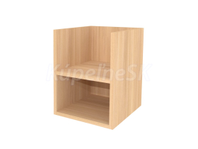 Mereo Aira, kúpeľňová skrinka 40 cm, spodná, Multidecor, Dub Sand Barbera