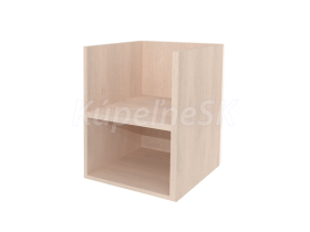 Mereo Aira, kúpeľňová skrinka 40 cm, spodná, Multidecor, Dub Patinovaný