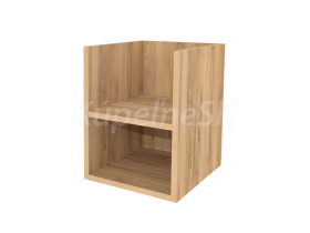 Mereo Aira, kúpeľňová skrinka 40 cm, spodná, Multidecor, Orech Pacifik prírodný