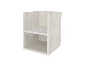 Mereo Aira, kúpeľňová skrinka 40 cm, spodná, Multidecor, White Loft Pine
