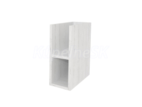 Mereo Aira, kúpeľňová skrinka 20 cm, spodná, Multidecor, Pino Aurélio