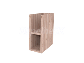 Mereo Aira, kúpeľňová skrinka 20 cm, spodná, Multidecor, Dub Nelson