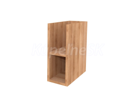 Mereo Aira, kúpeľňová skrinka 20 cm, spodná, Multidecor, Dub Riviera mountain
