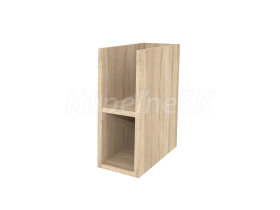 Mereo Aira, kúpeľňová skrinka 20 cm, spodná, Multidecor, Dub Bardolino