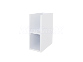 Mereo Aira, kúpeľňová skrinka 20 cm, spodná, Multidecor, Biela Arctic
