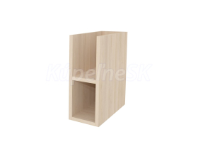 Mereo Aira, kúpeľňová skrinka 20 cm, spodná, Multidecor, Javor Hard šampanský