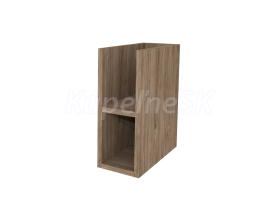 Mereo Aira, kúpeľňová skrinka 20 cm, spodná, Multidecor, Dark Rockford Hic