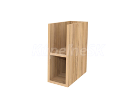 Mereo Aira, kúpeľňová skrinka 20 cm, spodná, Multidecor, Orech Pacifik prírodný
