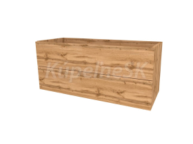 Mereo Aira, kúpeľňová skrinka 121 cm, Multidecor, Dub Wotan