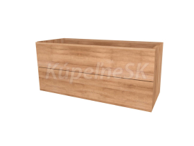 Mereo Aira, kúpeľňová skrinka 121 cm, Multidecor, Dub Riviera mountain