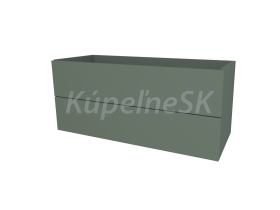 Mereo Aira, kúpeľňová skrinka 121 cm, Multidecor, Zelená Verde