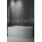 Roth Vaňová zástena SWING 85x140cm,obojstranne otvárateľná,profil Brillant,číre sklo