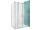 Roth TDN2 110x200cm dvojkrídlové dvere do niky, profil Brillant, Číre sklo