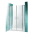 Roth TDN2 120x200cm dvojkrídlové dvere do niky, profil Strieborný Číre sklo