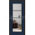 ERKADO SET Rámové dvere Miskant 5 presklené,čiern línia CPL Laminát Nám. Modrá St+zárubeň
