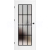 ERKADO SET Rámové dvere Miskant 4 presklené,čierna línia fólia Premium Biela+zárubeň