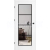 ERKADO SET Rámové dvere Miskant 5 presklené,čierna línia fólia Premium Biela+zárubeň