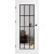 ERKADO SET Rámové dvere Miskant 3 presklené,čierna línia fólia Greko, Biela+zárubeň