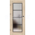 ERKADO SET Rámové dvere Miskant 6 presklené,čierna línia fólia Greko, Sonoma+zárubeň