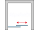 Ronal CADURA posuvné dvere s pev.st. 100x200cm,nika/kút,skl.Shade,pr.Chróm,Ľavé