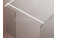 Ravak W-Set Uni T-spoj pre sprchové kúty Walk-In Double Wall šírka 120 cm Biely