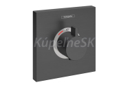 Hansgrohe ShowerSelect podomietková termostatická batéria bez telesa kartáč. čierny Chróm