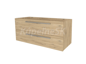 Mereo Bino, kúpeľňová skrinka 121 cm, Multidecor, Dub San remo sand