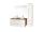 Mereo Bino, kúpeľňová skrinka 121 cm, Multidecor, Dub Kronberg svetlý