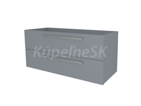 Mereo Bino, kúpeľňová skrinka 121 cm, Multidecor, Monumentálna sivá