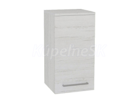 Mereo Bino kúpeľňová skrinka horná 63 cm, ľavá, Multidecor, Pino Aurélio