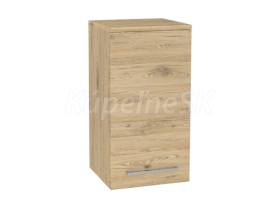 Mereo Bino kúpeľňová skrinka horná 63 cm, ľavá, Multidecor, Dub San remo sand
