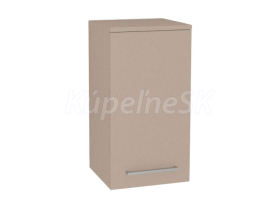 Mereo Bino kúpeľňová skrinka horná 63 cm, ľavá, Multidecor, Šedý kameň