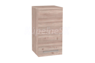 Mereo Bino kúpeľňová skrinka horná 63 cm, pravá, Multidecor, Dub Nelson