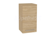 Mereo Bino kúpeľňová skrinka horná 63 cm, pravá, Multidecor, Dub olejovaný